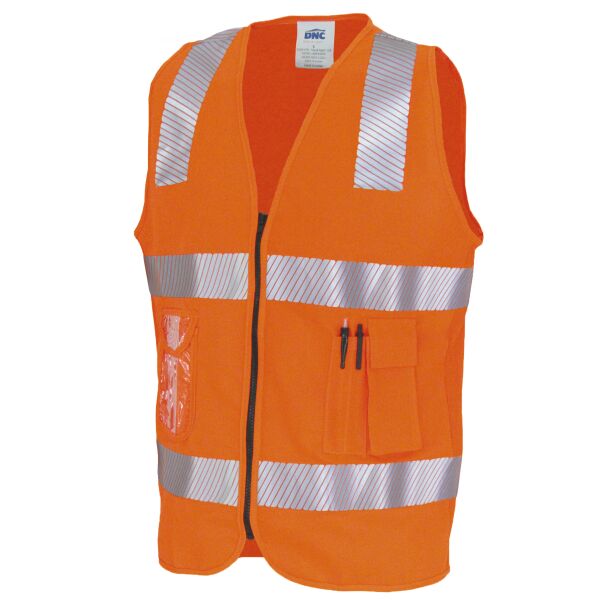 Day/Night Side Panel Safety Vest with Segment R/Tape Thumbnail