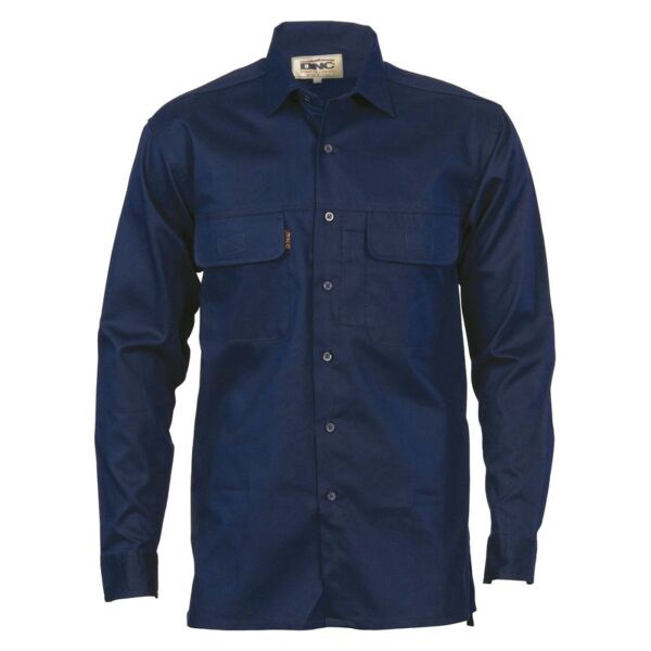 Mens Three Way Cool Breeze Work Shirt Long Sleeve  Thumbnail